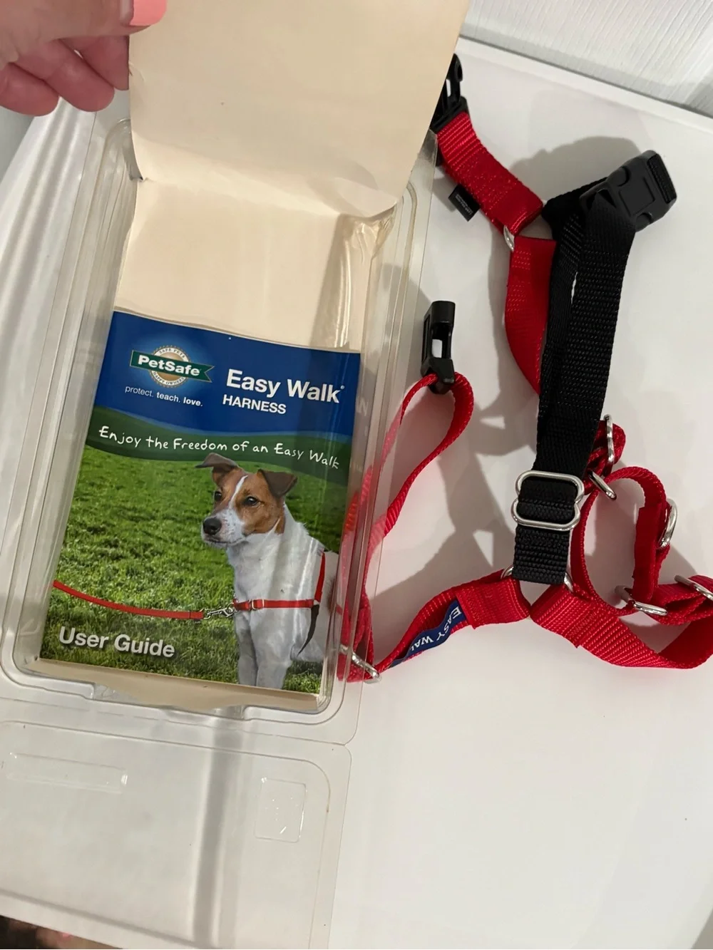 PetSafe Easy Walk Harness in Red and Black